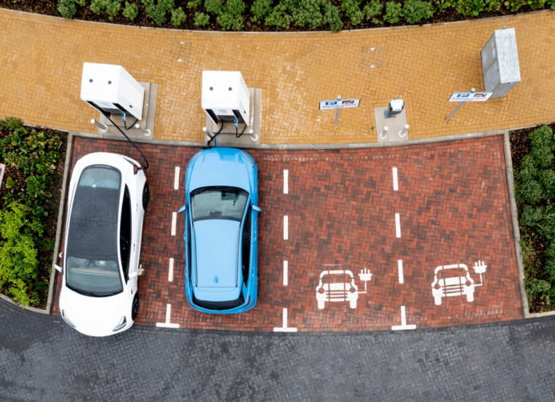 電気自動車の写真